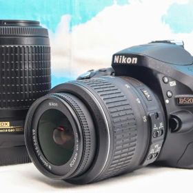 Nikon D5200⭐️動画撮影可⭐️スマホ転送♪⭐️ダブルレンズ⭐️一眼レフ