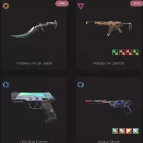 [アジア太平洋] 4 スキン 💥 1 ナイフ