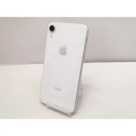 【中古】Apple docomo 【SIMロック解除済み】 iPhone XR 64GB ホワイト MT032J/A【仙台駅東口】保証期間1ヶ月【ランクC】