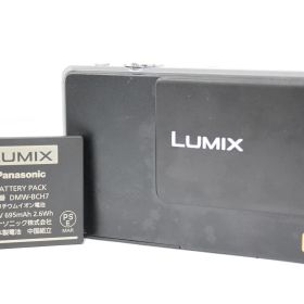 【返品保証】 パナソニック Panasonic LUMIX DMC-FP1 ブラック バッテリー付き コンパクトデジタルカメラ e5486