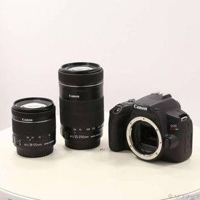 〔中古〕Canon(キヤノン) EOS Kiss X10 ダブルズームキット ブラック〔262-ud〕