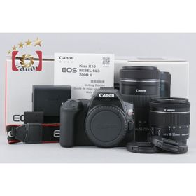 【中古】Canon キヤノン EOS Kiss X10 ダブルズームキット 元箱付き