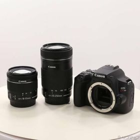 〔中古〕Canon(キヤノン) EOS Kiss X10 ダブルズームキット ブラック〔262-ud〕