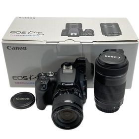 ☆☆ CANON キャノン EOS Kiss X10 ダブルズームキット デジタル一眼レフ 箱付き やや傷や汚れあり