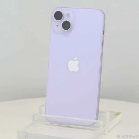 【中古】Apple(アップル) iPhone14 Plus 512GB パープル MQ4U3J／A SIMフリー 【247-ud】