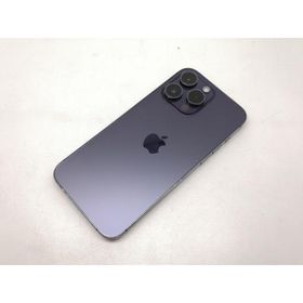 【中古】Apple au 【SIMフリー】 iPhone 14 Pro Max 1TB ディープパープル MQ9N3J/A【宇田川】保証期間１ヶ月【ランクC】