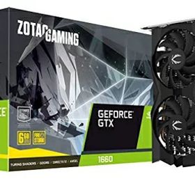 【中古】 ZOTAC Gaming GeForce GTX 1660 6GB GDDR5 192-bit Gaming Graphics Card, Super Compact, Zt-T16600K-10M