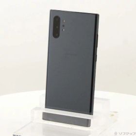 【中古】SAMSUNG(サムスン) GALAXY Note10+ 256GB オーラブラック SC-01M docomoロック解除SIMフリー 【349-ud】