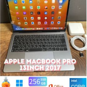 ［美品］Apple MacBook Pro 13inch 2017/Core i5 2.3GHz/8GB/SSD256GB/Windows11/Office 2024/453