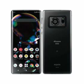【SIMロック解除済】docomo AQUOS R6 SH-51B Black SHARP 当社3ヶ月間保証 中古 イオシス