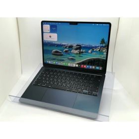 【中古】Apple MacBook Air 13インチ M3(CPU:8C/GPU:8C) 8GB/256GB ミッドナイト MRXV3J/A (13インチ, M3, 2024)【静岡】保証期間1ヶ月【ランクB】