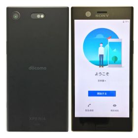 【中古】 SONY Xperia XZ1 Compact SO-02K Black ブラック docomo SIMロック解除済 白ロム 本体
