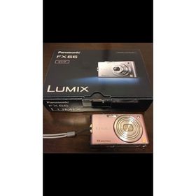 パナソニック デジタルカメラ ルミックス スイートピンク DMC-FX66-P(中古品)