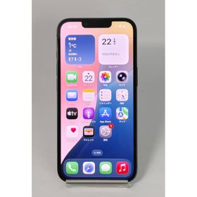 アップル(Apple)の【判定○・simフリー・バッテリー100%】iPhone13 128GBブラック(スマートフォン本体)