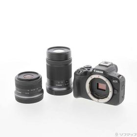 〔中古〕Canon(キヤノン) EOS R50 ダブルズームキット ブラック〔269-ud〕