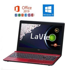 LAVIE Note Standard NS750/AAR PC-NS750AAR MicrosoftOffice 2019 Core i7/8GB/1TB SSHD(HDD+NAND型メモリ) Webカメラ 15.6型 中古ノートパソコン