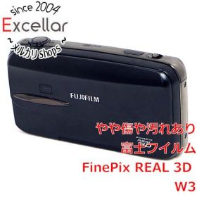 [bn:8] FUJIFILM製 FinePix REAL 3D W3 ブラック/1000万画素
