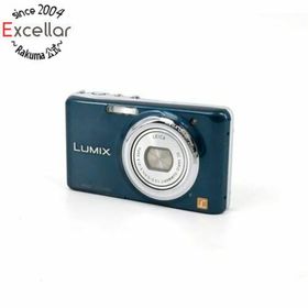 パナソニック(Panasonic)のPanasonic LUMIX DMC-FX77-A ブルー/1210万画素 本体のみ 液晶画面いたみ(コンパクトデジタルカメラ)