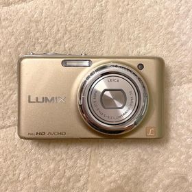 パナソニック(Panasonic)の【充電器なし】LUMIX DMC-FX77 ゴールド(コンパクトデジタルカメラ)