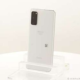 〔中古品〕 Galaxy S20 5G 128GB クラウドホワイト SC-51A docomoロック解除SIMフリー ［6.2インチ有機EL／Snapdragon 865］〔中古品〕 Galaxy S20 5G 128GB クラウドホワイト SC-51A docomoロック解除SIMフリー ［6.2インチ有機EL／Snapdragon 865］