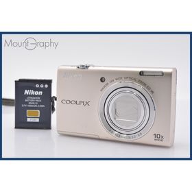 ニコン Nikon COOLPIX S6200 10x バッテリー付属 ★完動★同梱無料 #am1903(コンパクトデジタルカメラ)