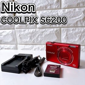 ニコン(Nikon)のNikon COOLPIX S6200 レッド コンパクトデジタルカメラ 人気(コンパクトデジタルカメラ)