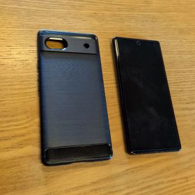 google pixel 6a simフリー 黒 カバー保護フイルム付