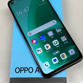 美品 SIMフリーOPPO A55s 5G 4GB/64GB CPH2309ブラック国内版