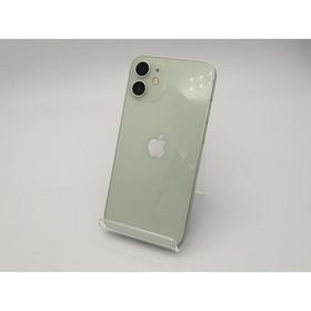 【中古】Apple au 【SIMロック解除済み】 iPhone 12 mini 64GB グリーン MGAV3J/A【広島本通】保証期間１ヶ月【ランクC】