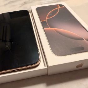 美品iPhone 16 Pro本体 256GB デザートチタニウム