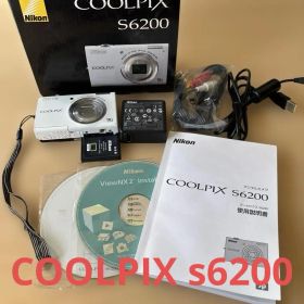 Nikon COOLPIX S6200 ホワイト 中古品 付属品・箱付あり