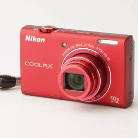 ニコン Nikon COOLPIX S6200 レッド 10x 光学ズーム
