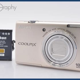 ニコン Nikon COOLPIX S6200 10x バッテリー付属 ★完動★同梱無料 #am1903