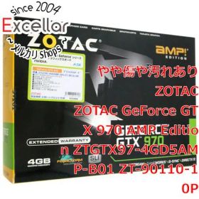 [bn:7] ZOTAC製グラボ GeForce GTX 970 AMP Edition ZTGTX97-4GD5AMP-B01/ZT-90110-10P 元箱あり