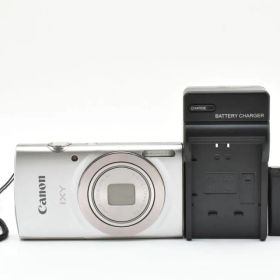 超美品 キヤノン IXY180 コンパクトデジタルカメラ シルバー Canon