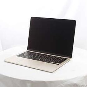 MacBook Air 13.6-inch Late-2024 MC8J4J／A Apple M3 8コアCPU_8コアGPU 16GB SSD256GB スターライト 〔15.7 Sequoia〕