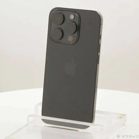 ソフマップ 〔中古品〕 iPhone15 Pro 128GB ブラックチタニウム MTU73J／A SIMフリー【258】