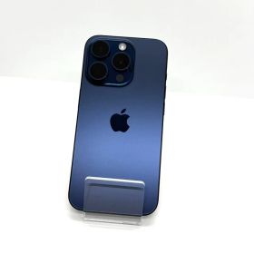 「Bランク」SIMフリー iPhone 15 Pro 128GB ブルーチタニウム MTUA3J/A 本体 電池最大容量82％以上