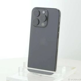 ソフマップ 〔中古品〕 iPhone15 Pro 256GB ブラックチタニウム MTUC3J／A SIMフリー【262】