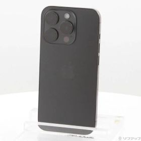 ソフマップ 〔中古品〕 iPhone15 Pro 128GB ブラックチタニウム MTU73J／A SIMフリー【344】