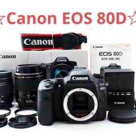Canon EOS 80D標準&望遠レンズセットEF28-80/EF80-200