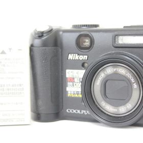 【返品保証】 ニコン Nikon Coolpix P5100 ブラック 3.5x バッテリー付き コンパクトデジタルカメラ v8410