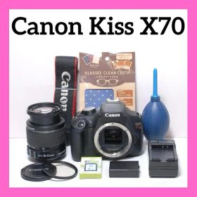 ✨子供の成長を綺麗に✨Canon Kiss X70✨ シングルレンズ✨簡単操作✨