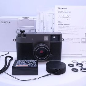 【ほぼ新品】FUJIFILM X-half チャコールシルバー コンパクトデジタルカメラ F X-HF1-CS JP 二言語対応
