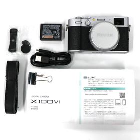 フジフイルム(富士フイルム)の[中古] 富士フイルム X100VI コンパクトデジタルカメラ x100vi-slシルバー[非常に良い(A)](コンパクトデジタルカメラ)