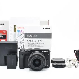 【美品】キヤノン CANON EOS M3 15-45mm IS STM ミラーレス一眼カメラ