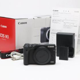 B+ (並品) Canon キヤノン EOS M3 ボディ ブラック 初期不良返品対応 212-97