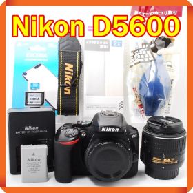 美品 Nikon D5600 シングルレンズセット スマホ転送機能搭載