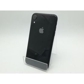 【中古】Apple docomo 【SIMロック解除済み】 iPhone XR 64GB ブラック MT002J/A【柏】保証期間１週間【ランクC】