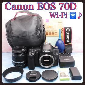 キャノン EOS 70D★スマホ転送OK★美品★一眼レフカメラ★手ぶれ補正